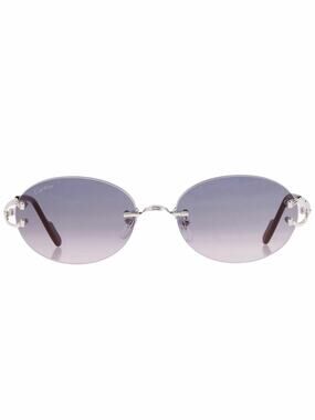New CARTIER CLASSIC C MOTIF Oval Sunglasses CT0551S 003 Authentic